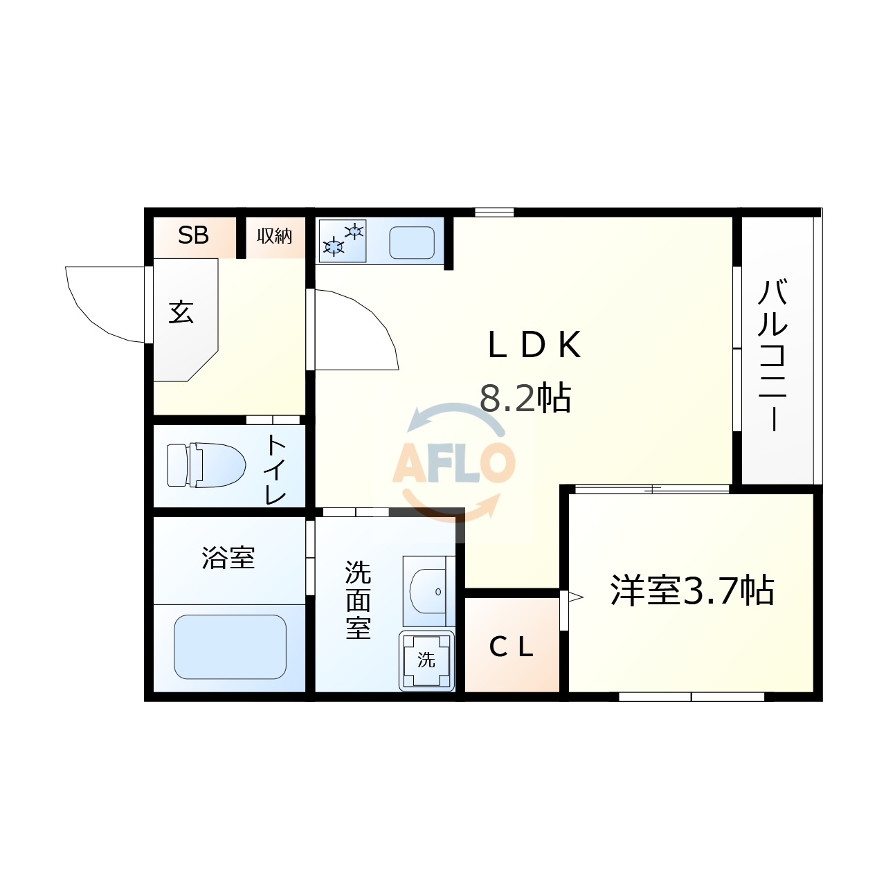 NYスタイルズ　玉造の間取り|NYスタイルズ　玉造　間取り