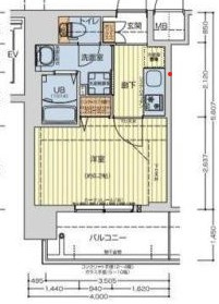 セオリー夕陽丘DOORの間取り