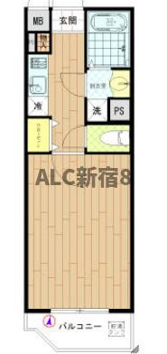 アリーチェ中野富士見町の間取り