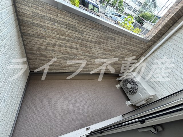 シャルマン大蓮北のバルコニー|陽当たり良好なバルコニーです
