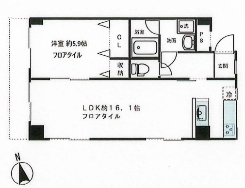 湯島台レジデンスの間取り