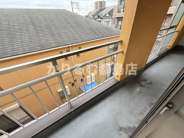 クレール新森のバルコニー
