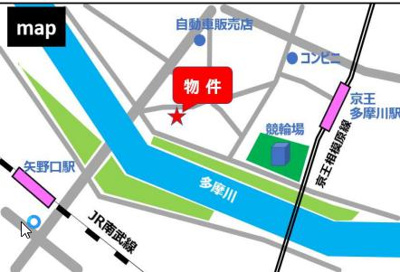 【地図】 | シーンプラス京王多摩川