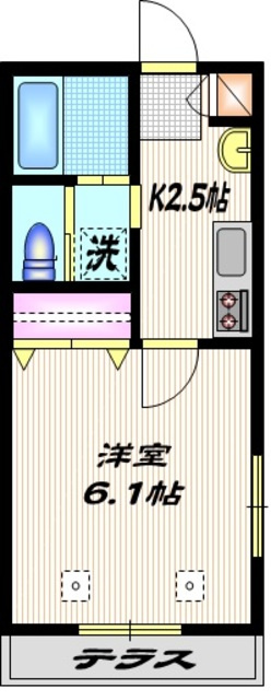 サニープレイスの間取り|★角部屋2面採光★1階ですが防犯シャッター付きで安心です★