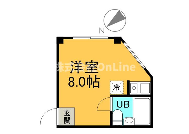 【間取り】 | プレアール恩智Ⅱ