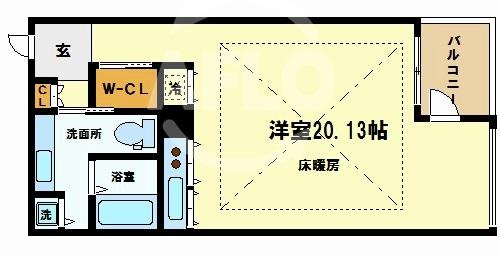 ザ・タワー大阪レジデンスの間取り|ザ・タワー大阪レジデンス　広々とした使い勝手の良い間取り