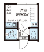 QUQURI IKEBUKUROの間取り