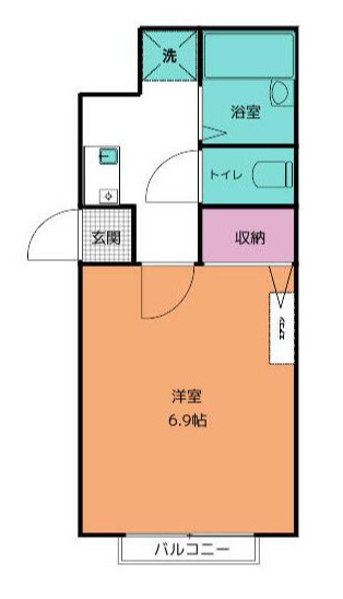 AZ　ASAKUSABASHIの間取り