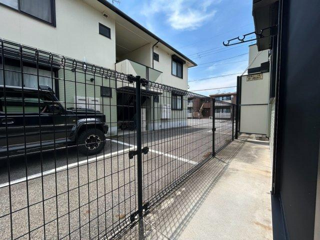 黒川グリーンハイツ　Ｃ棟のバルコニー