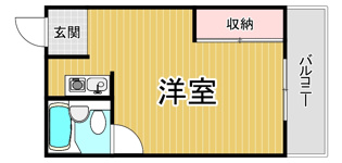 夙川羽衣町パークハイムの間取り