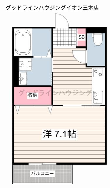 ロイヤルハイツ上本町の間取り