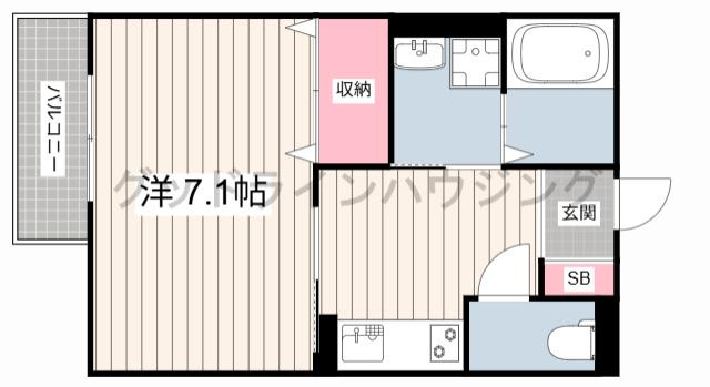 ロイヤルハイツ上本町の間取り