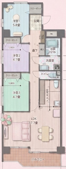 【間取り】 | サンディア五日市