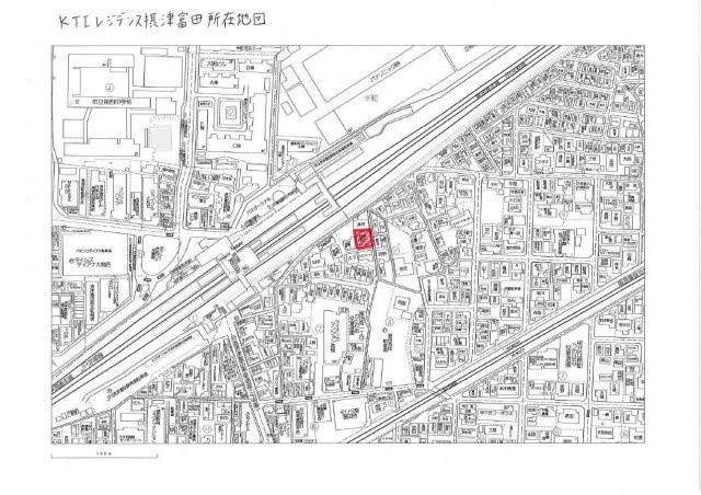 KTIレジデンス摂津富田の地図
