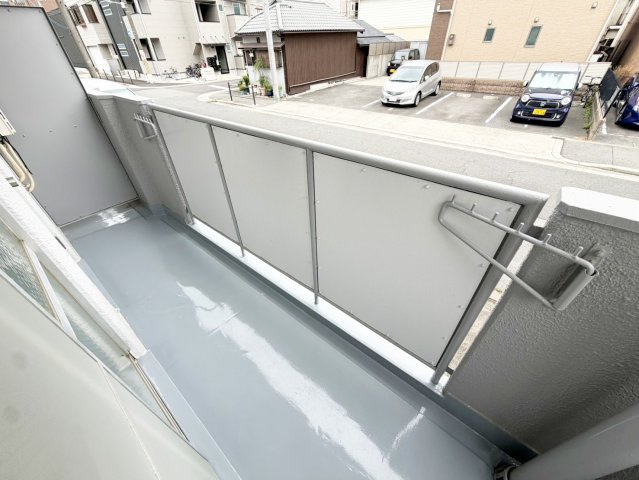 カサ池田のバルコニー