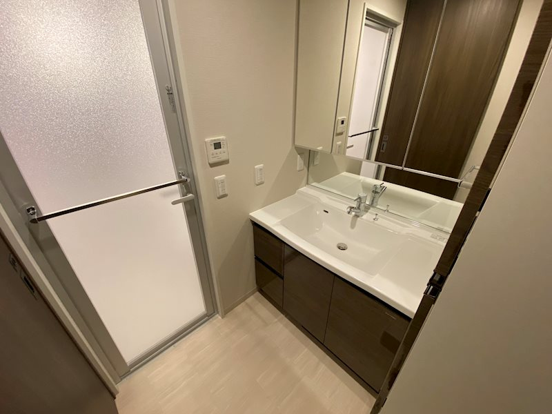 神戸市中央区海岸通１丁目の賃貸マンションの洗面所