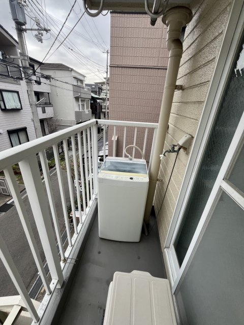 神戸市東灘区本庄町１丁目の賃貸マンションのバルコニー