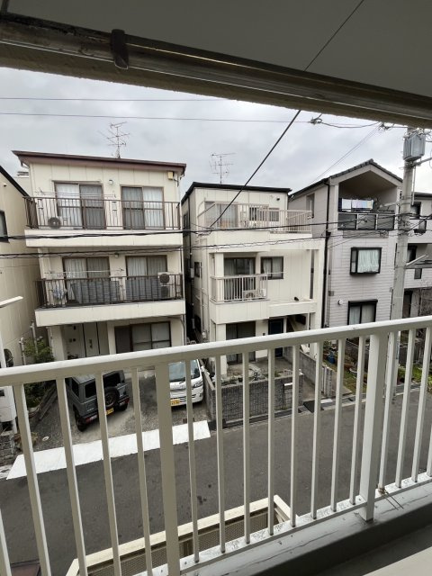 神戸市東灘区本庄町１丁目の賃貸マンションのバルコニー