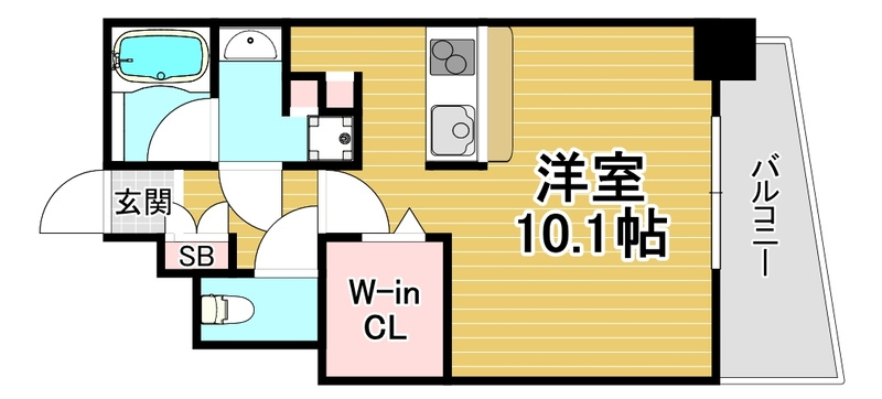 神戸市灘区都通２丁目の賃貸マンションの間取り