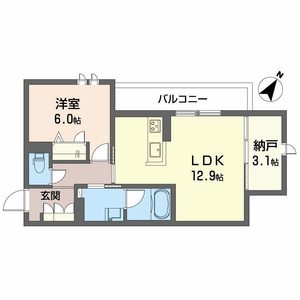 シャーメゾンリアンの間取り