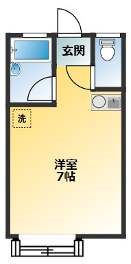 コーポハルノの間取り
