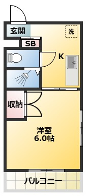 ヴィレッジⅠの間取り
