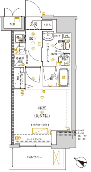 【間取り】 | クラリッサ新川崎