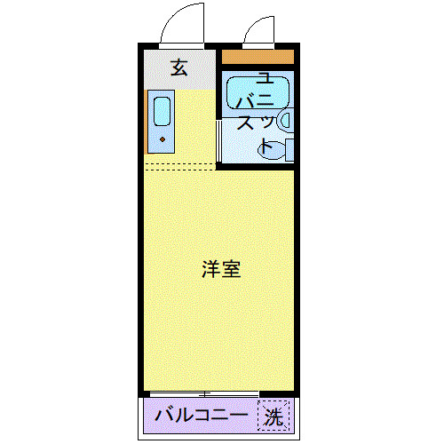 スカイコート池尻の間取り