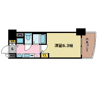 プレサンス金山グリーンパークスの間取り