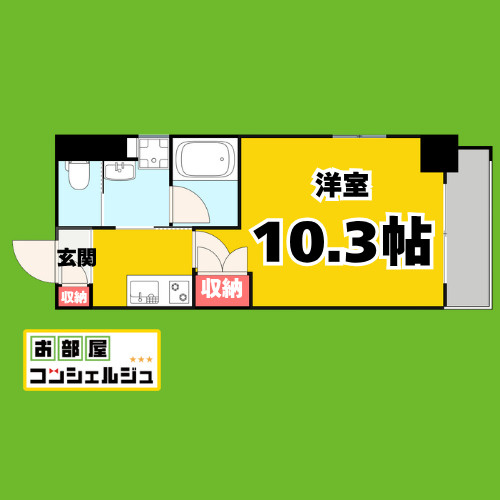 アールズタワー瑞穂運動場西駅前の間取り
