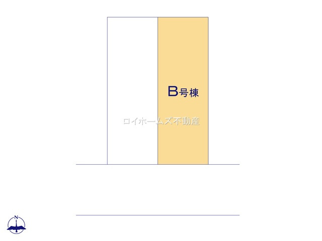 【区画図】 | 北名古屋市高田寺砂場49『仲介料無料』新築戸建て | B号棟
