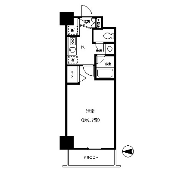 コンフォルトＫの間取り