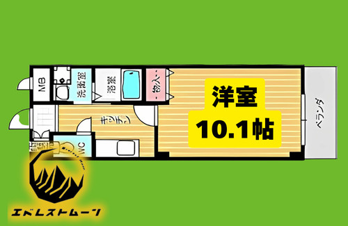 本州ビルⅢの間取り