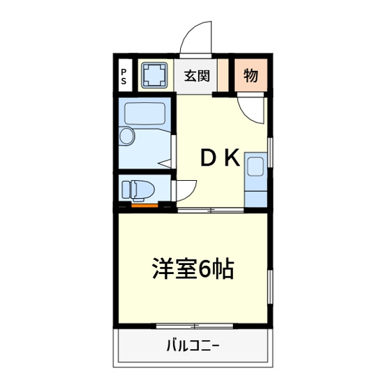 【間取り】 | MIOビル芥川(旧:丹波パルネット)