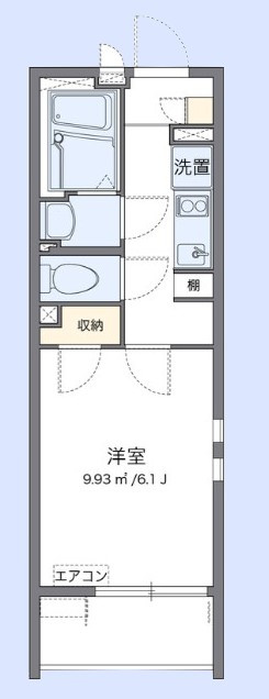 クレイノCOMFORT　Sの間取り