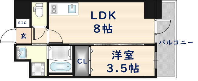 【間取り】 | リアライズ布施駅前