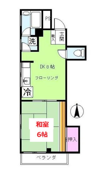【間取り】 | コーポハラブン | 間取り