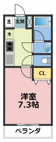 フジパレス深江の間取り