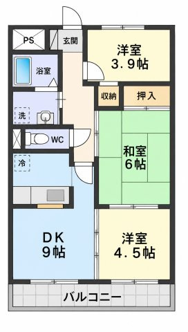 フレックス上豊田の間取り