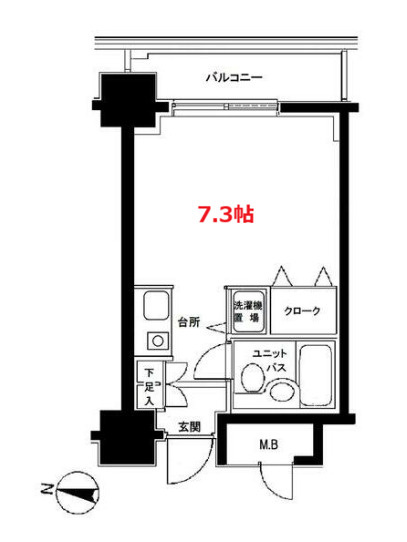 【間取り】 | パーク・ノヴァ大森 | 間取り