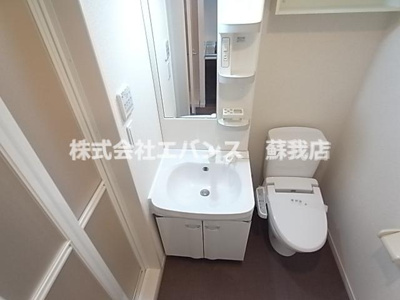 【トイレ】 | リブリ・MSハイツ 弐番館 | 清潔感のある温水洗浄便座付トイレです