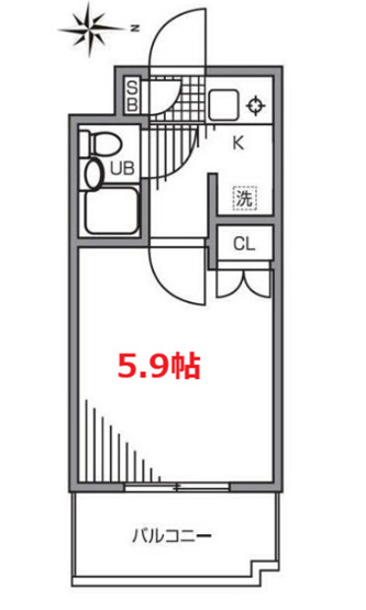 【間取り】 | ジョイフル多摩川 | 間取り