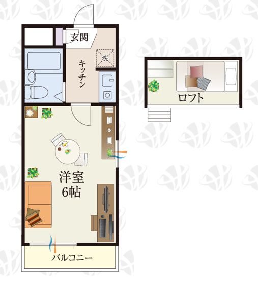 【間取り】 | b’CASA深谷Ⅵre-born | 「b’CASA深谷Ⅵre-born」