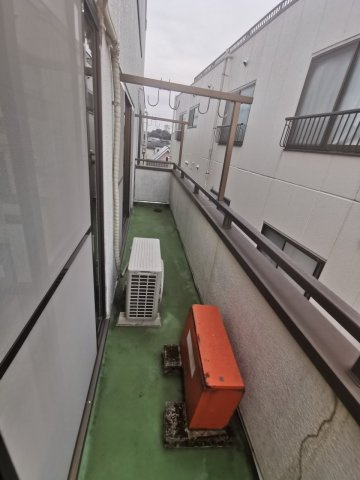 高橋コーポのバルコニー