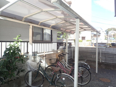 入居者用駐輪場♪