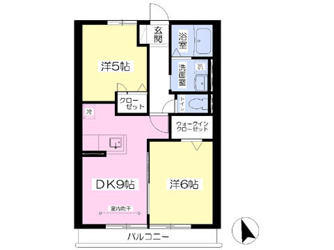 新婚さんにオススメの2ＤＫタイプのお部屋です！！