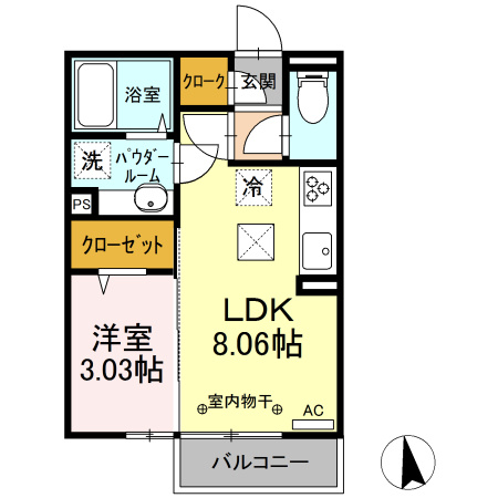 オペラハウス下之城の間取り