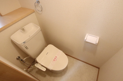 嬉しい温水洗浄便座付き