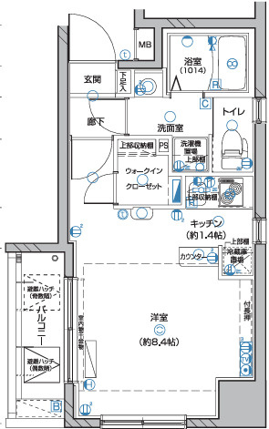 グランリーヴェル横濱南エアリーの間取り