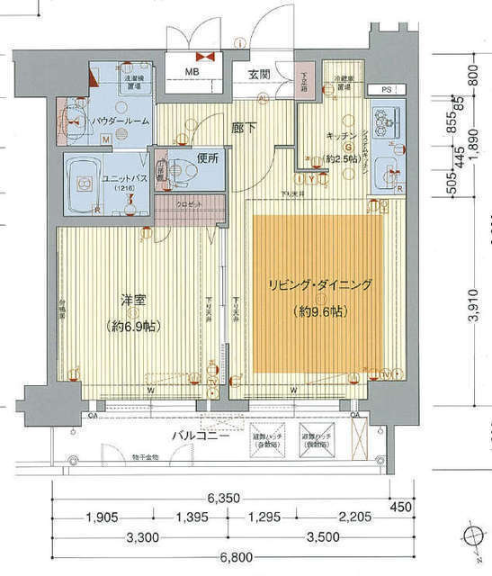 プレサンスＮＡＧＯＹＡ桜通ビッグビートの間取り